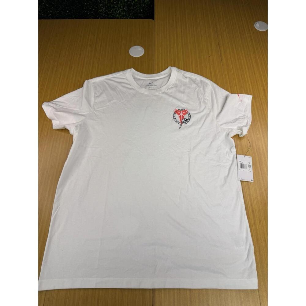 Dri-Fit Kobe Bryant Black Mamba White T Shirt Hv5150-100 Men